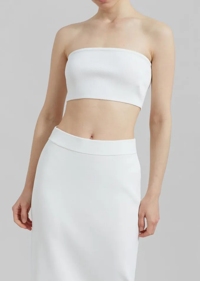 Women The Frankie Shop Bottoms Solange Knit Pencil Skirt Mastic