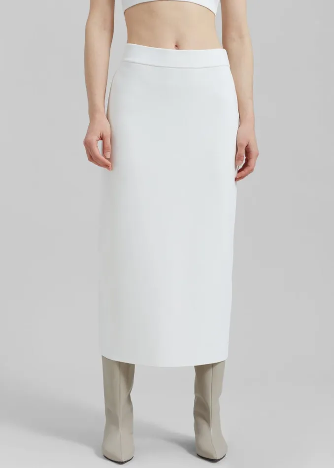 Women The Frankie Shop Bottoms Solange Knit Pencil Skirt Mastic