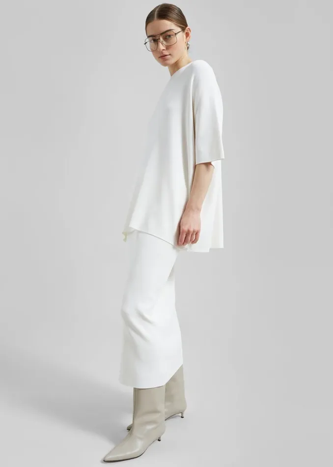 Women The Frankie Shop Bottoms Solange Knit Pencil Skirt Mastic