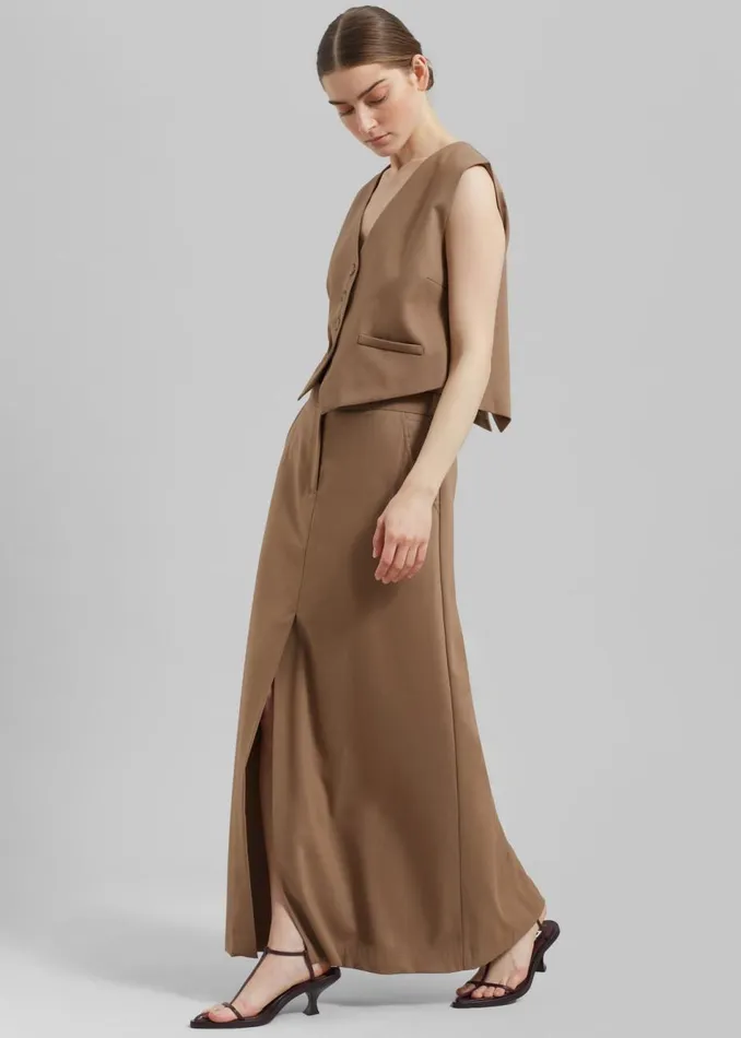 Women The Frankie Shop Bottoms Solaqua The Clemence Skirt Crme