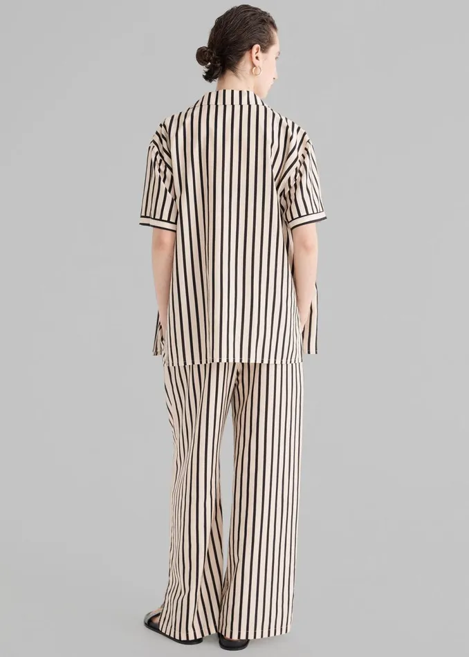 Women The Frankie Shop Bottoms Solaqua The Giulia Pants Classico Stripe