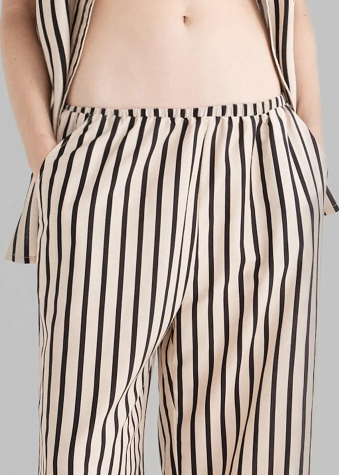 Women The Frankie Shop Bottoms Solaqua The Giulia Pants Classico Stripe