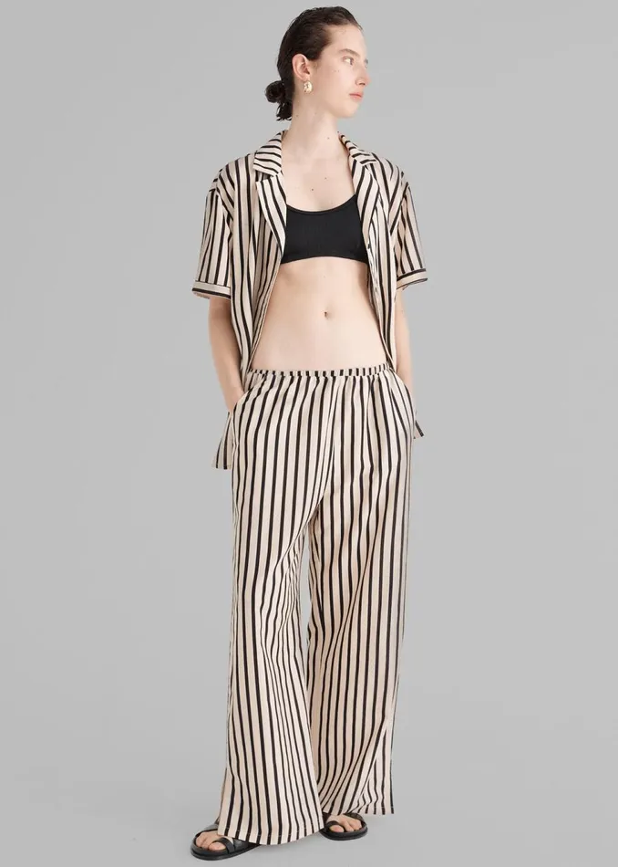 Women The Frankie Shop Bottoms Solaqua The Giulia Pants Classico Stripe