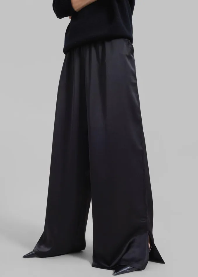Women The Frankie Shop Bottoms Solaqua The Giulia Pants Noir