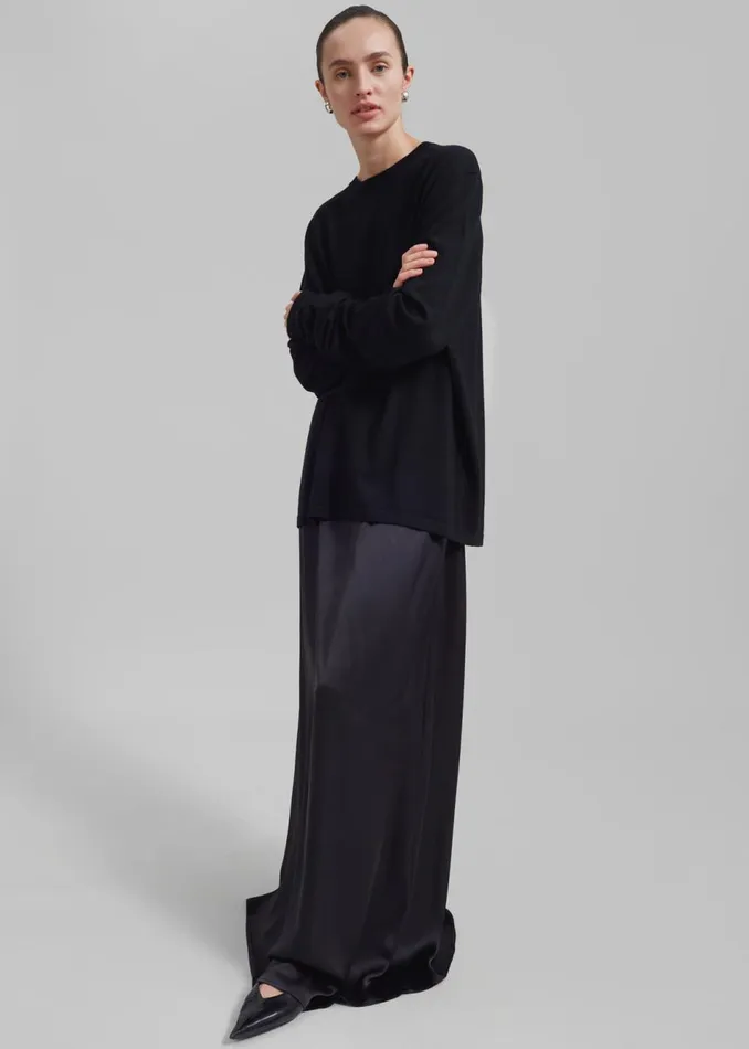 Women The Frankie Shop Bottoms Solaqua The Jacques Skirt Noir