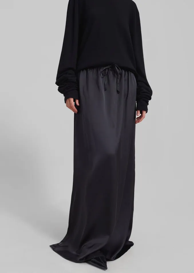 Women The Frankie Shop Bottoms Solaqua The Jacques Skirt Noir