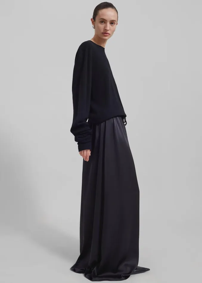 Women The Frankie Shop Bottoms Solaqua The Jacques Skirt Noir