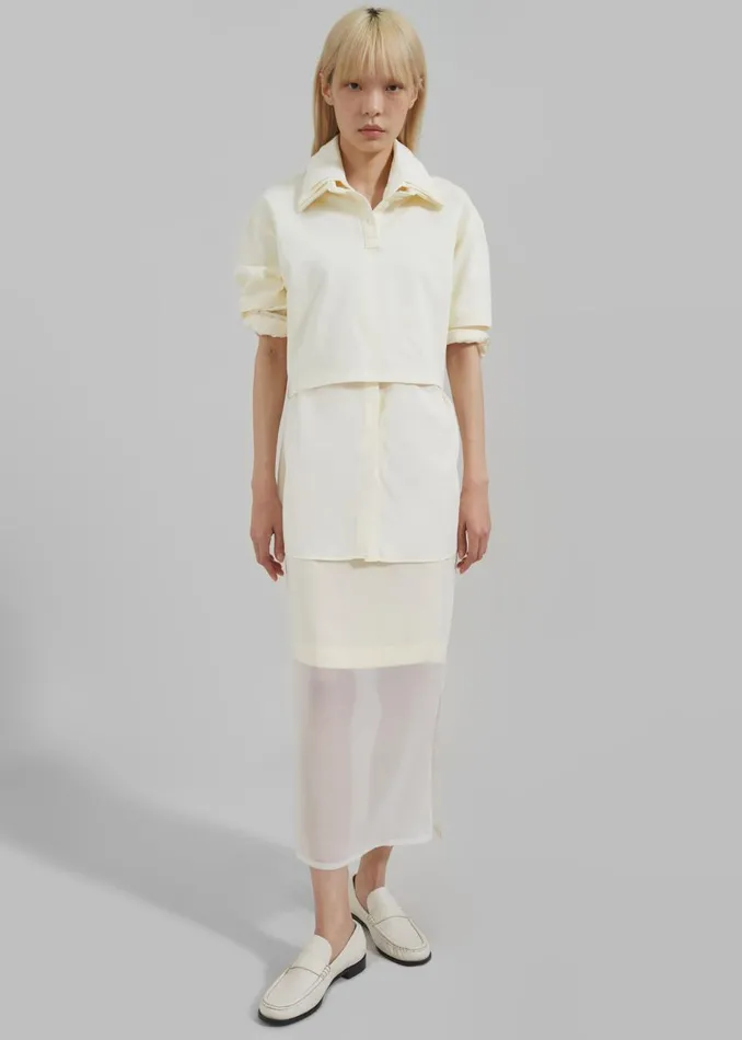 Women The Frankie Shop Bottoms Sportmax Amico Skirt Vanilla