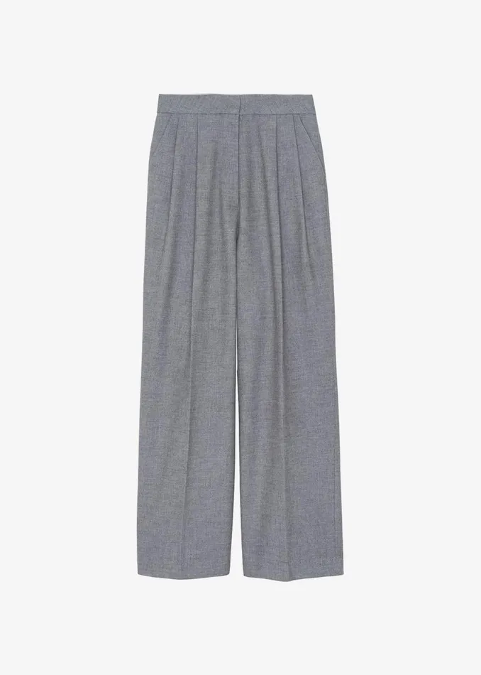 Women The Frankie Shop Bottoms Stine Pintuck Pants Grey