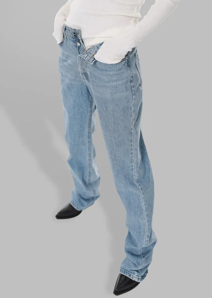 Women The Frankie Shop Bottoms Susanna Jeans Light Wash