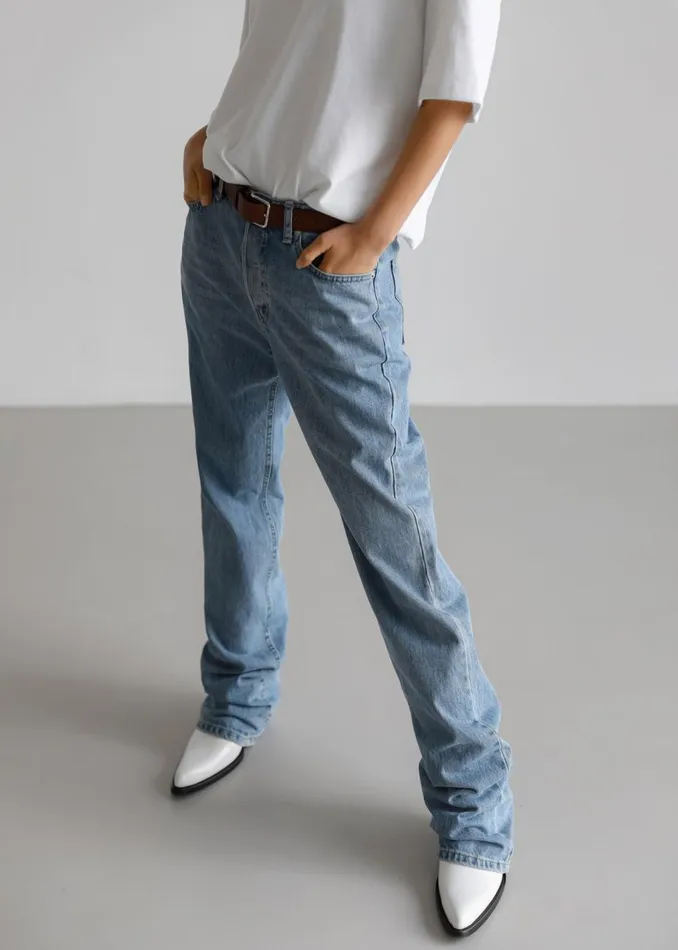 Women The Frankie Shop Bottoms Susanna Jeans Light Wash