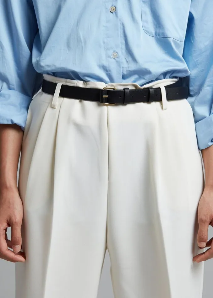 Women The Frankie Shop Bottoms Svea Tapered Trousers Vanilla