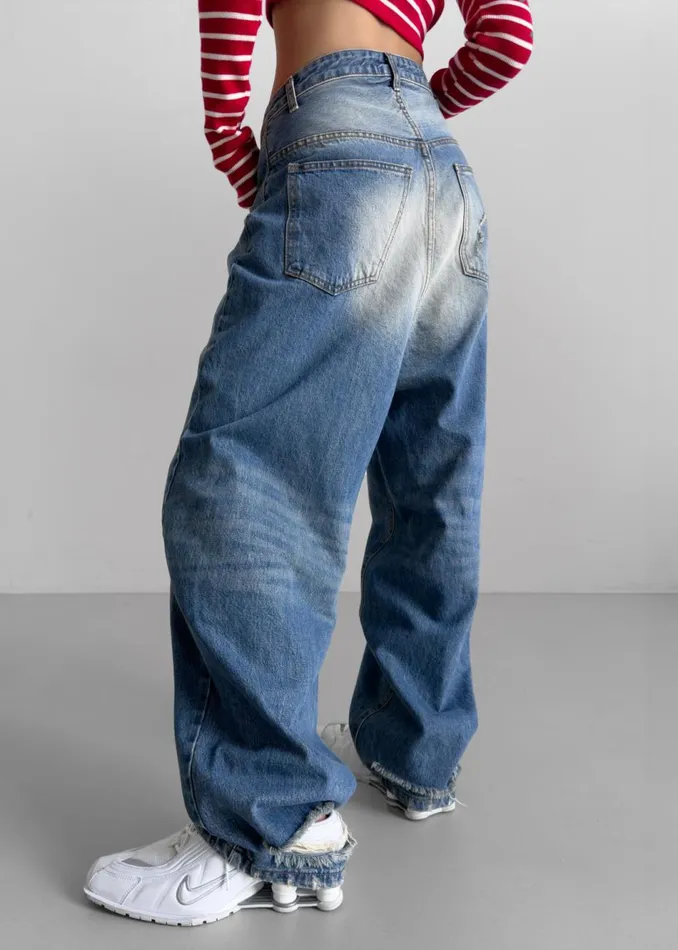 Women The Frankie Shop Bottoms Tanner Bleach Jeans Worn Wash