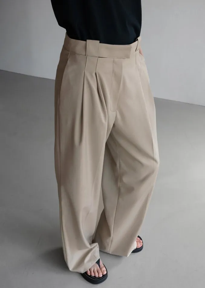 Women The Frankie Shop Bottoms Tate Trousers Beige
