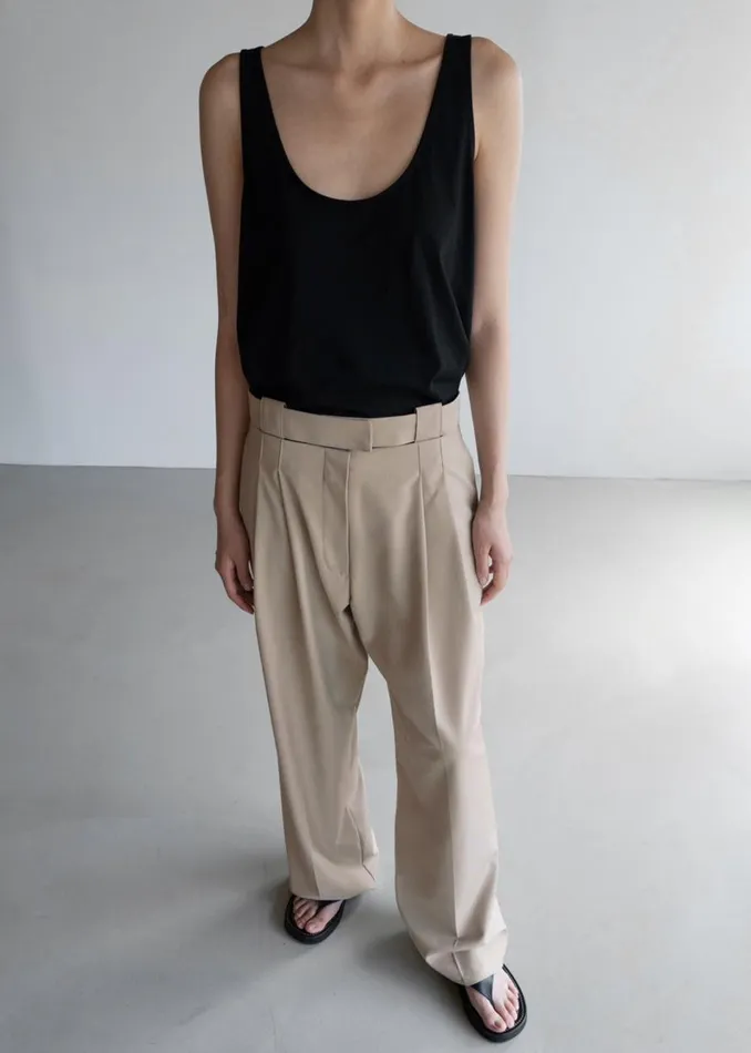 Women The Frankie Shop Bottoms Tate Trousers Beige