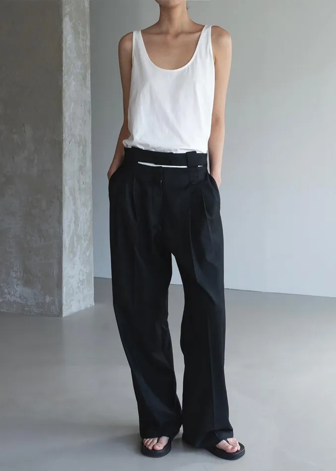 Women The Frankie Shop Bottoms Tate Trousers Black