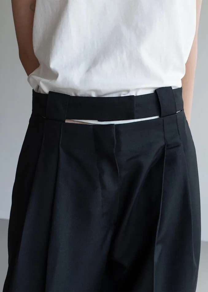 Women The Frankie Shop Bottoms Tate Trousers Black