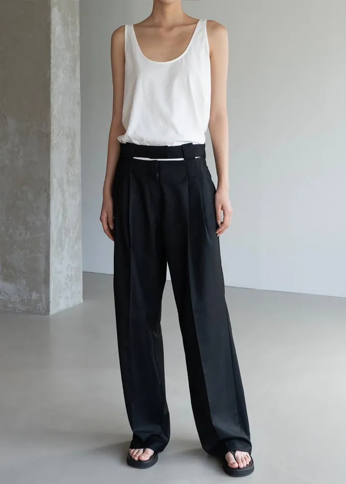 Women The Frankie Shop Bottoms Tate Trousers Black