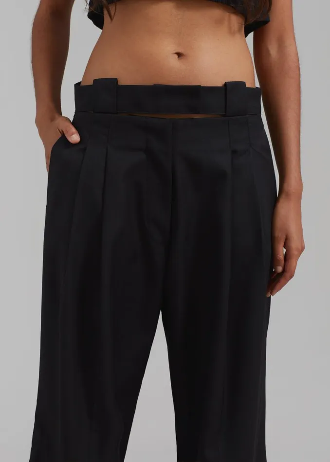 Women The Frankie Shop Bottoms Tate Trousers Black