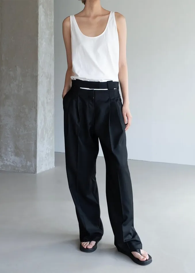 Women The Frankie Shop Bottoms Tate Trousers Black