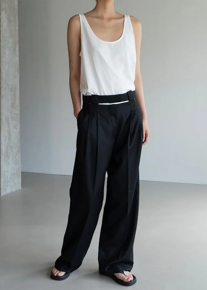 Women The Frankie Shop Bottoms Tate Trousers Black