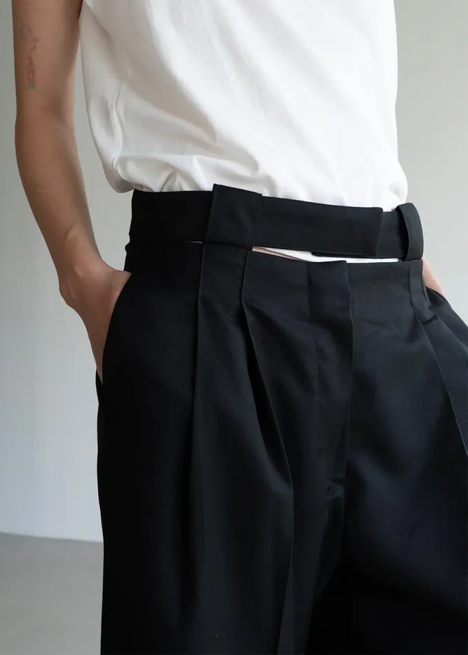 Women The Frankie Shop Bottoms Tate Trousers Black