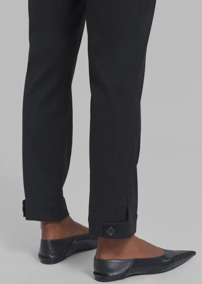 Women The Frankie Shop Bottoms The Garment Pluto Cropped Pants Black