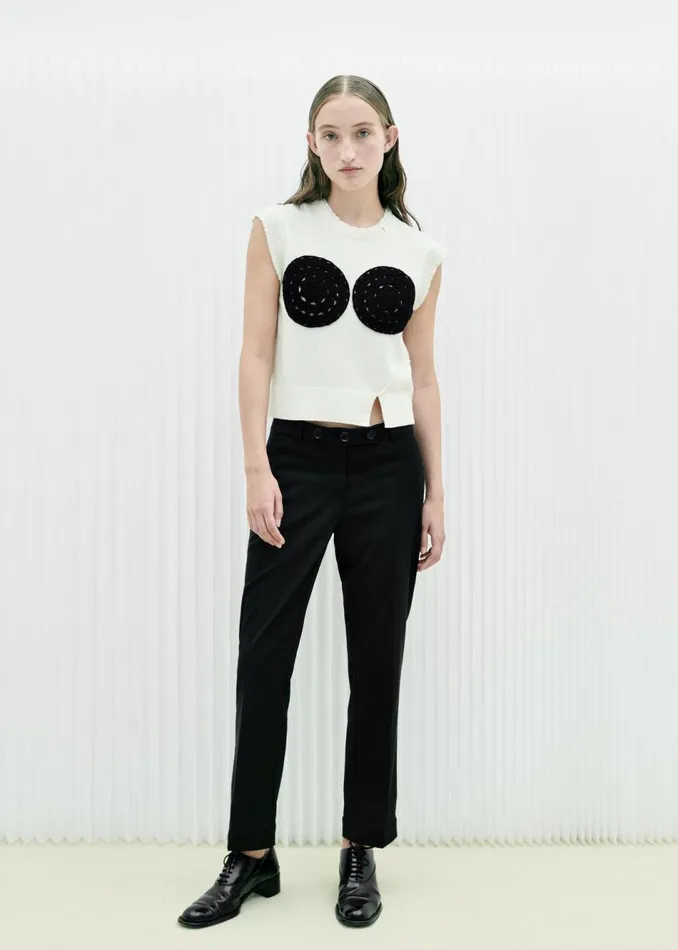 Women The Frankie Shop Bottoms The Garment Pluto Cropped Pants Black