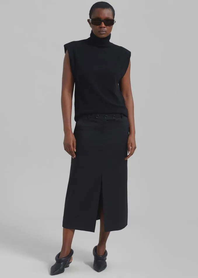 Women The Frankie Shop Bottoms The Garment Pluto Skirt Black