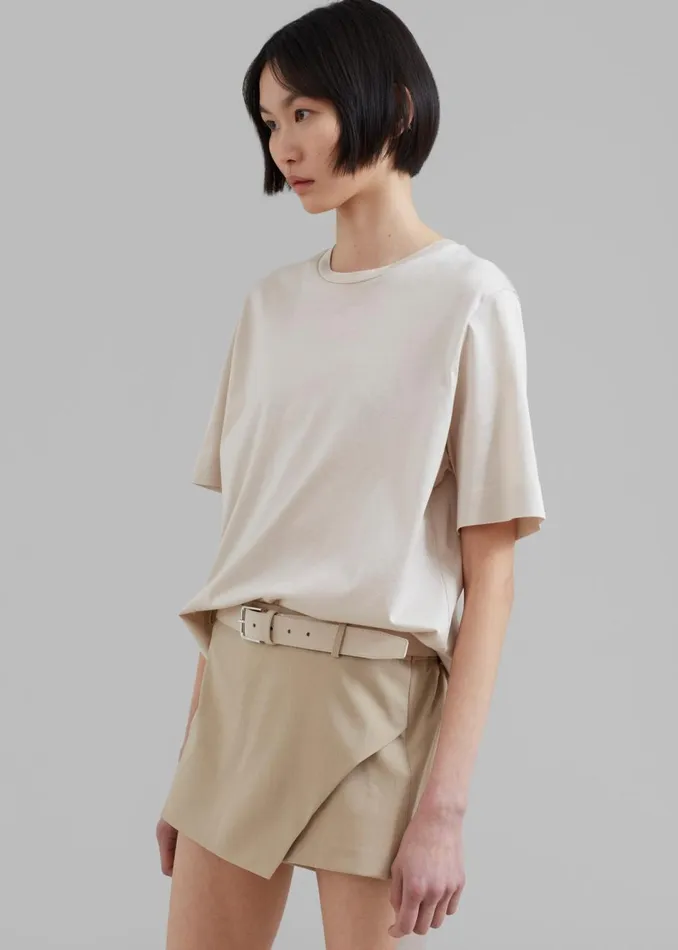Women The Frankie Shop Bottoms Verona Mini Skort Beige