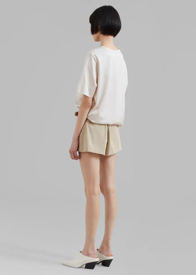 Women The Frankie Shop Bottoms Verona Mini Skort Beige