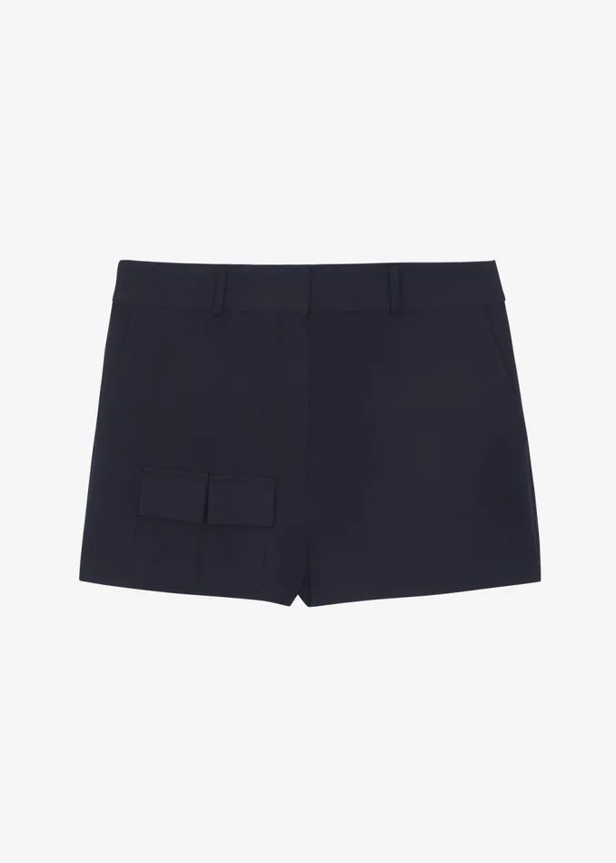 Women The Frankie Shop Bottoms Wendy Mini Shorts Navy