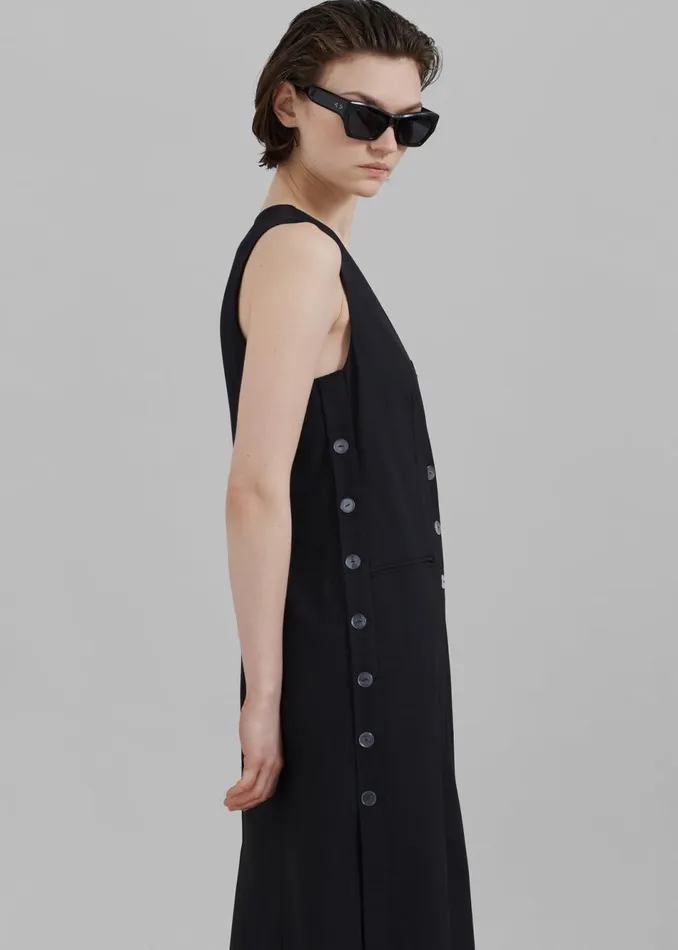 Women The Frankie Shop Dresses 31 Phillip Lim Tailored Vest Dress With SetIn Bra Black