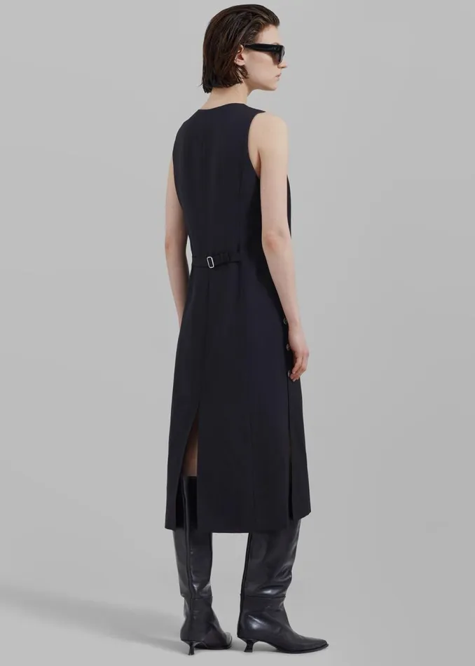 Women The Frankie Shop Dresses 31 Phillip Lim Tailored Vest Dress With SetIn Bra Black
