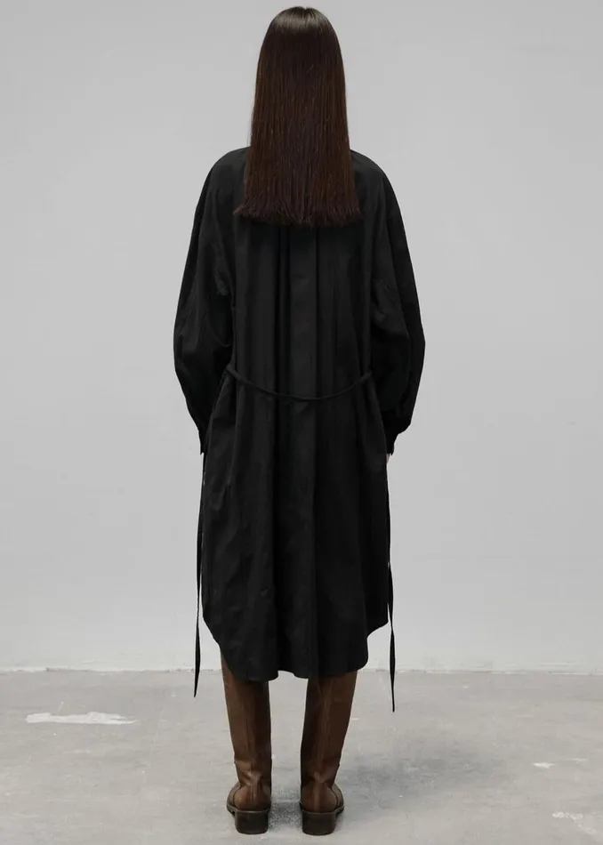 Women The Frankie Shop Dresses Amomento Shirring Long Dress Black