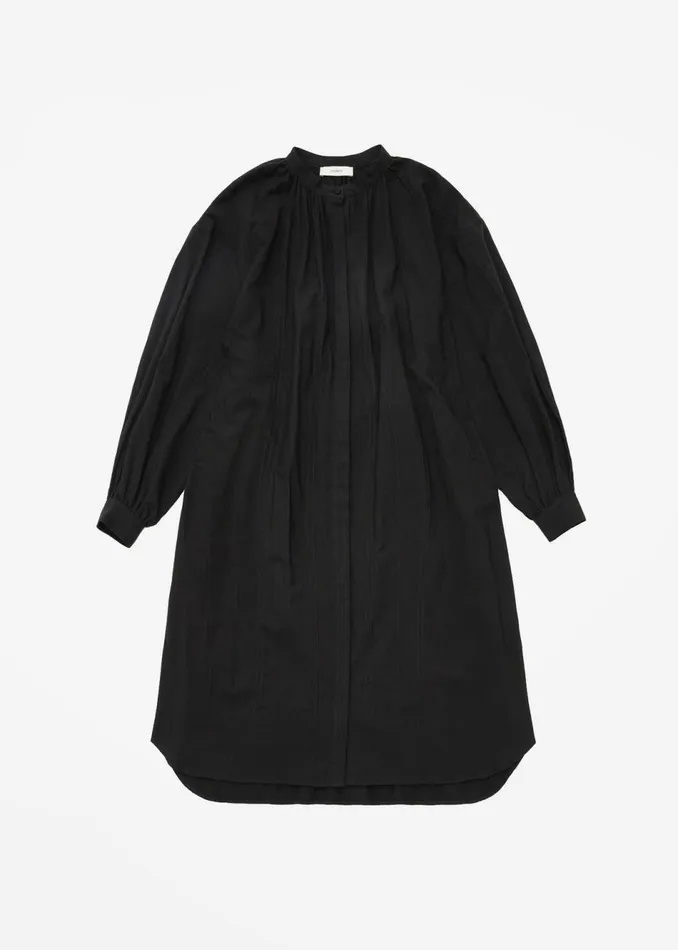 Women The Frankie Shop Dresses Amomento Shirring Long Dress Black