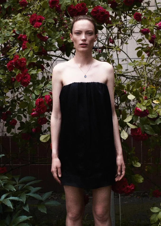 Women The Frankie Shop Dresses Anna October Sharon Mini Dress Black