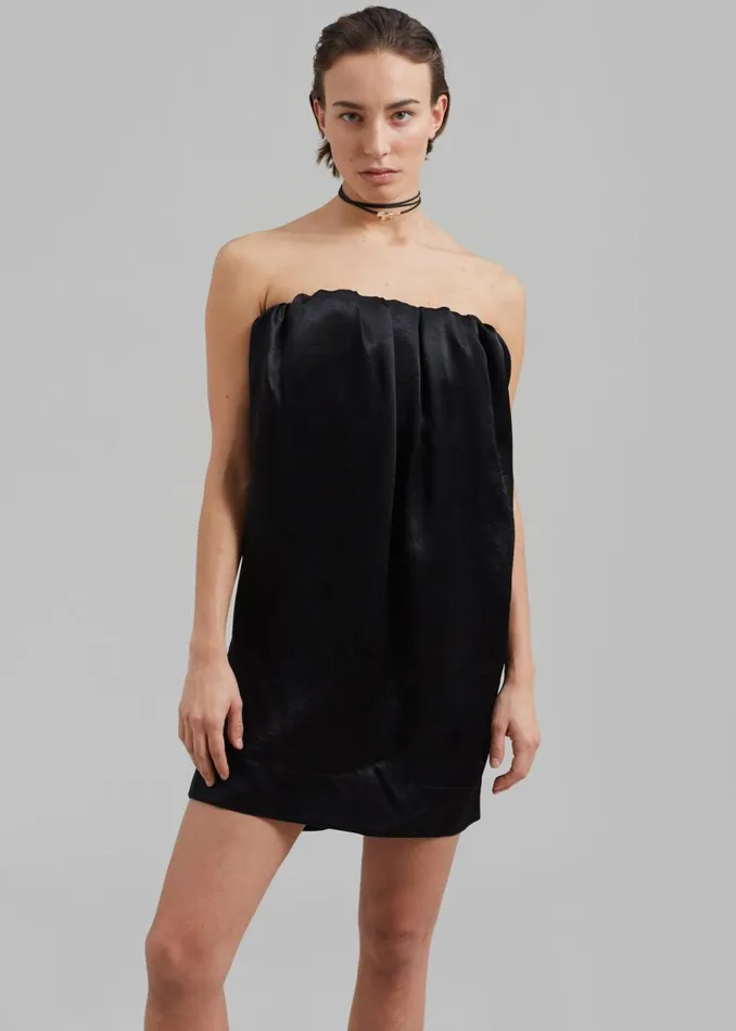 Women The Frankie Shop Dresses Anna October Sharon Mini Dress Black