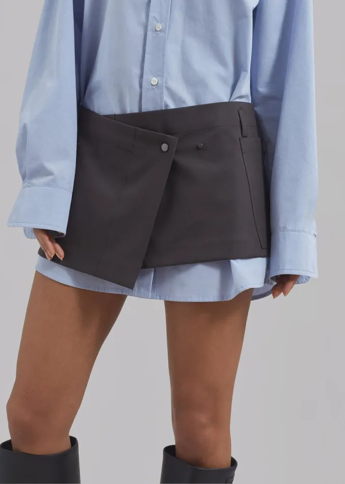 Women The Frankie Shop Dresses Archie Shirt Dress Light Blue