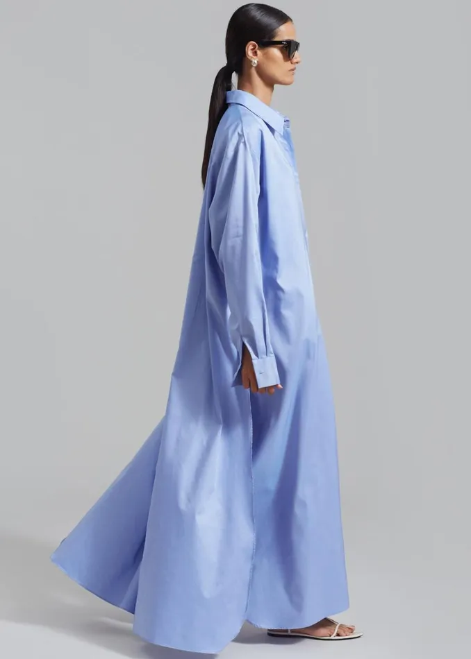 Women The Frankie Shop Dresses Avery Shirt Dress Blue