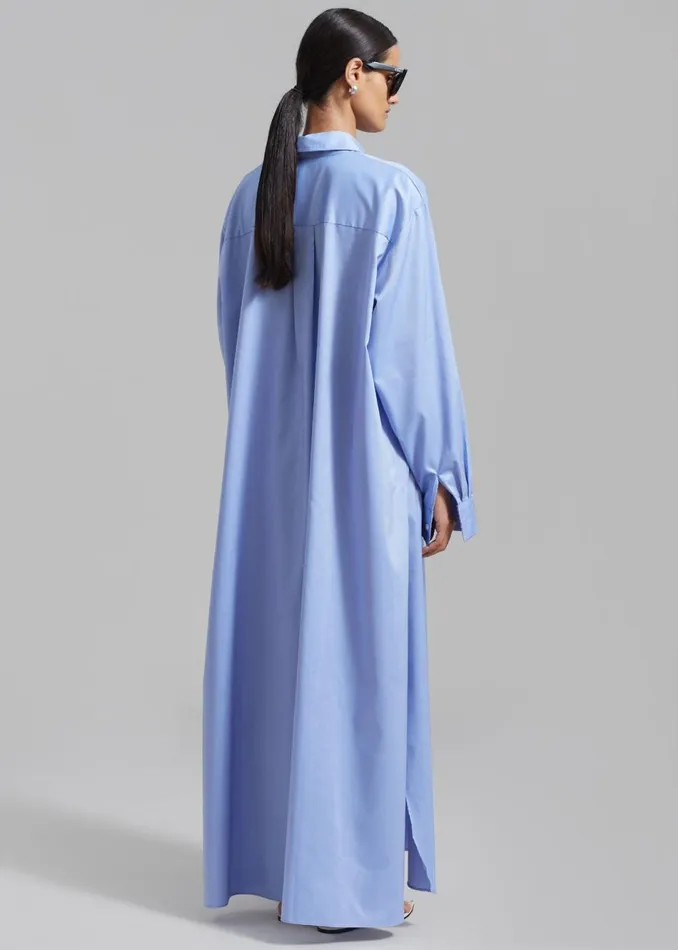 Women The Frankie Shop Dresses Avery Shirt Dress Blue