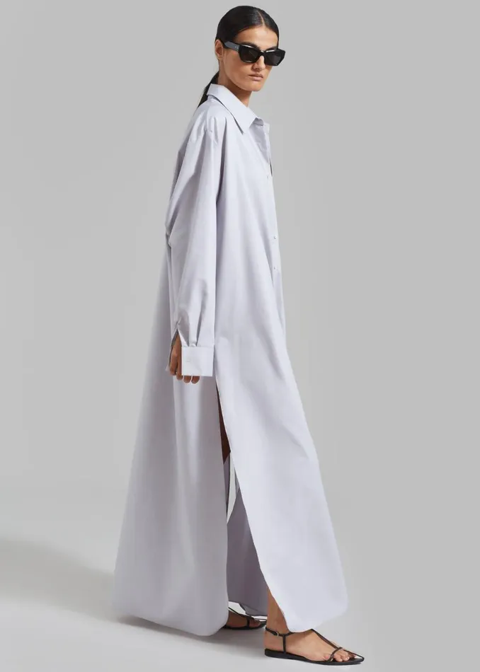 Women The Frankie Shop Dresses Avery Shirt Dress Grey