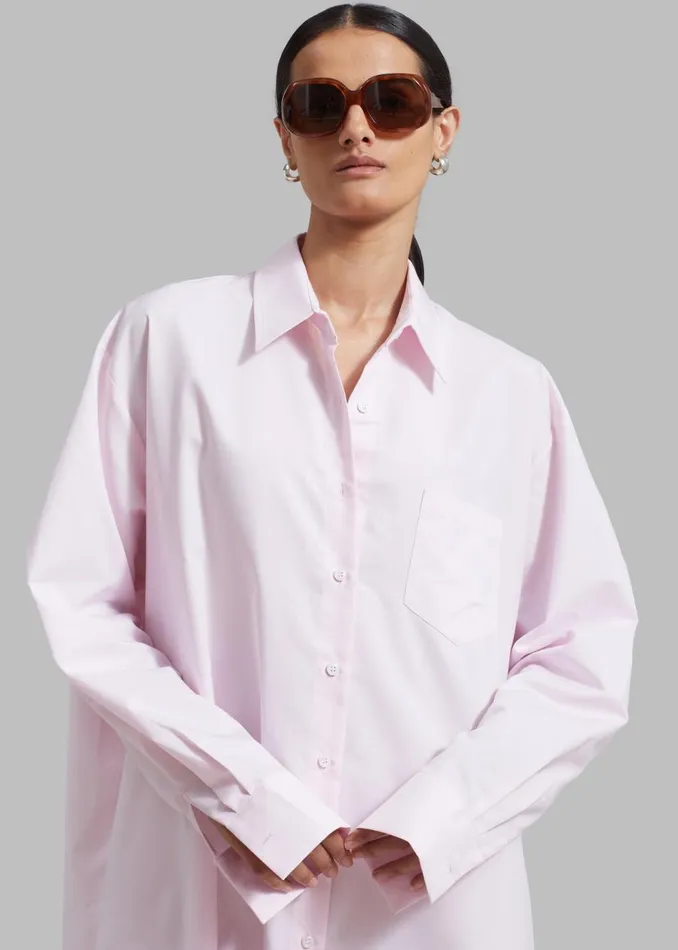 Women The Frankie Shop Dresses Avery Shirt Dress Petal