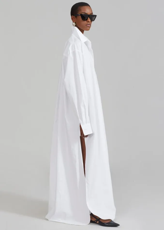 Women The Frankie Shop Dresses Avery Shirt Dress White
