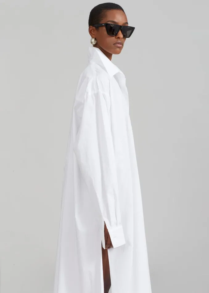 Women The Frankie Shop Dresses Avery Shirt Dress White