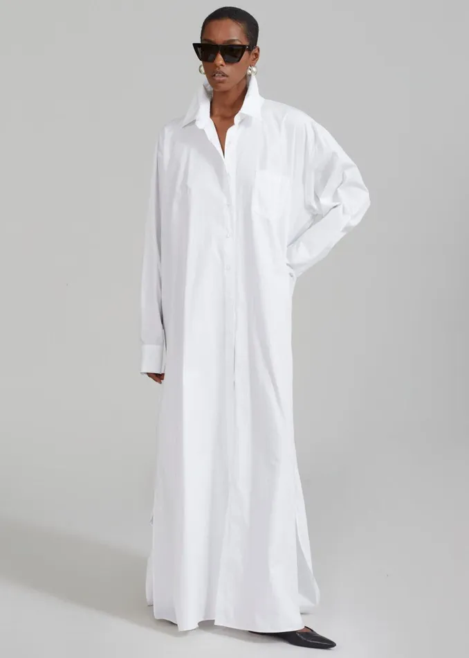 Women The Frankie Shop Dresses Avery Shirt Dress White