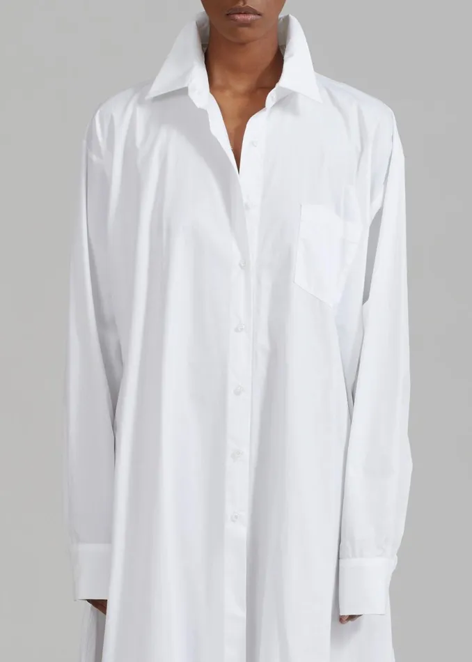 Women The Frankie Shop Dresses Avery Shirt Dress White
