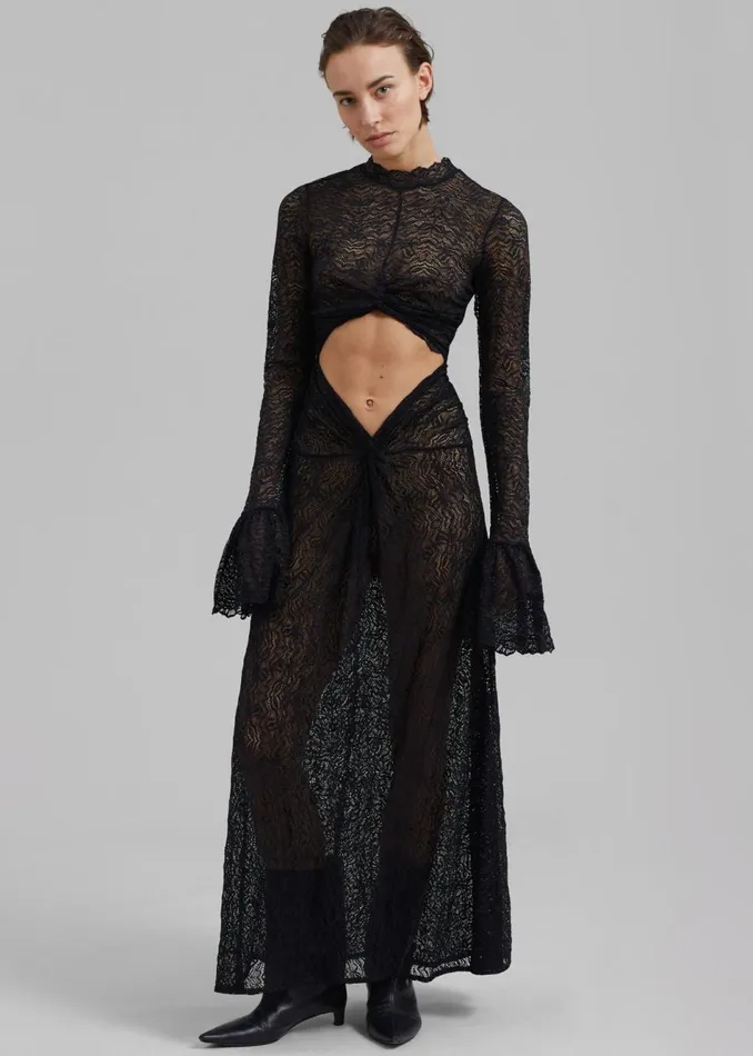 Women The Frankie Shop Dresses Beaufille Emmeline Dress Black