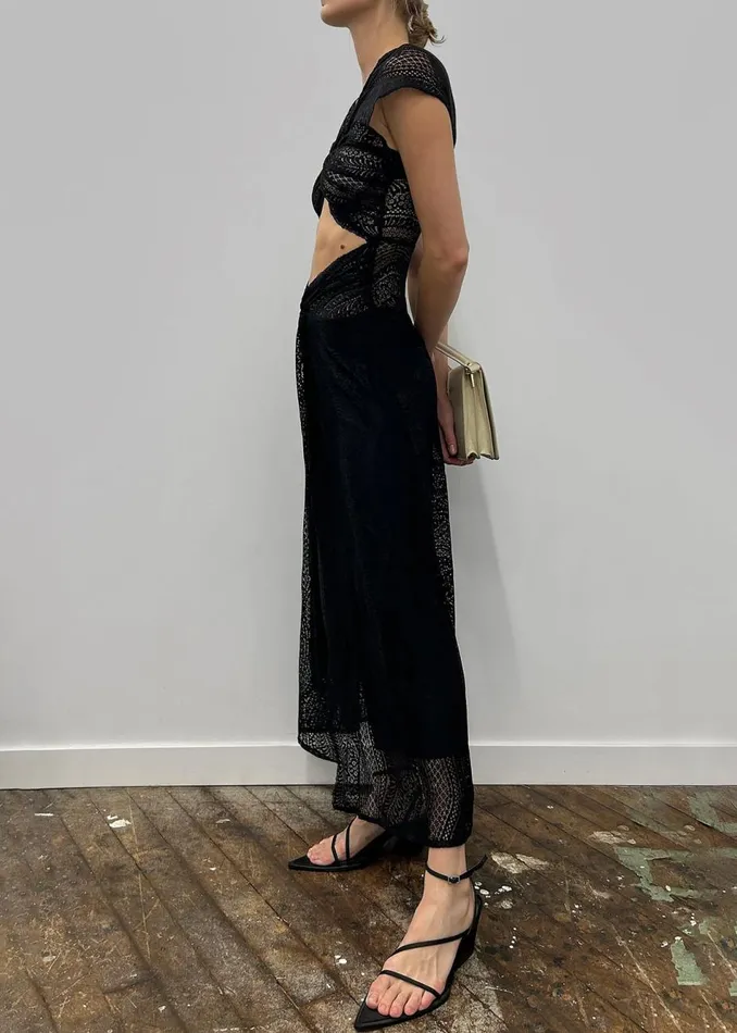 Women The Frankie Shop Dresses Beaufille Sassen Dress Black
