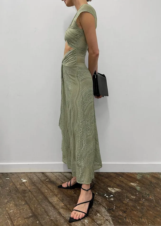Women The Frankie Shop Dresses Beaufille Sassen Dress Sage
